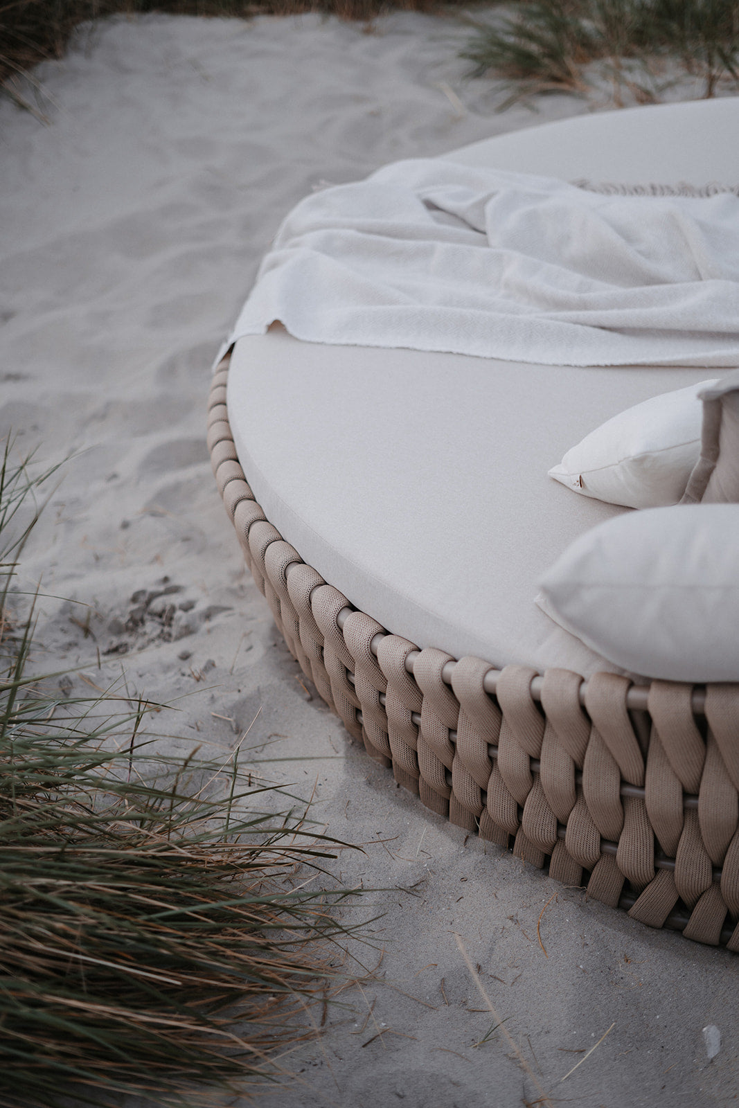 DuneDAY loungebed beige - Ø200 cm