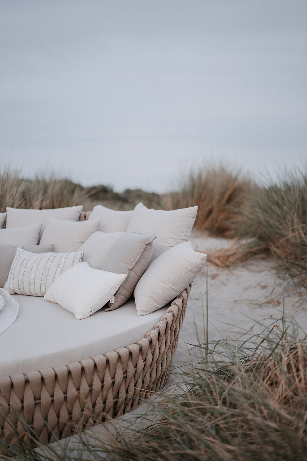 DuneDAY loungebed beige - Ø200 cm